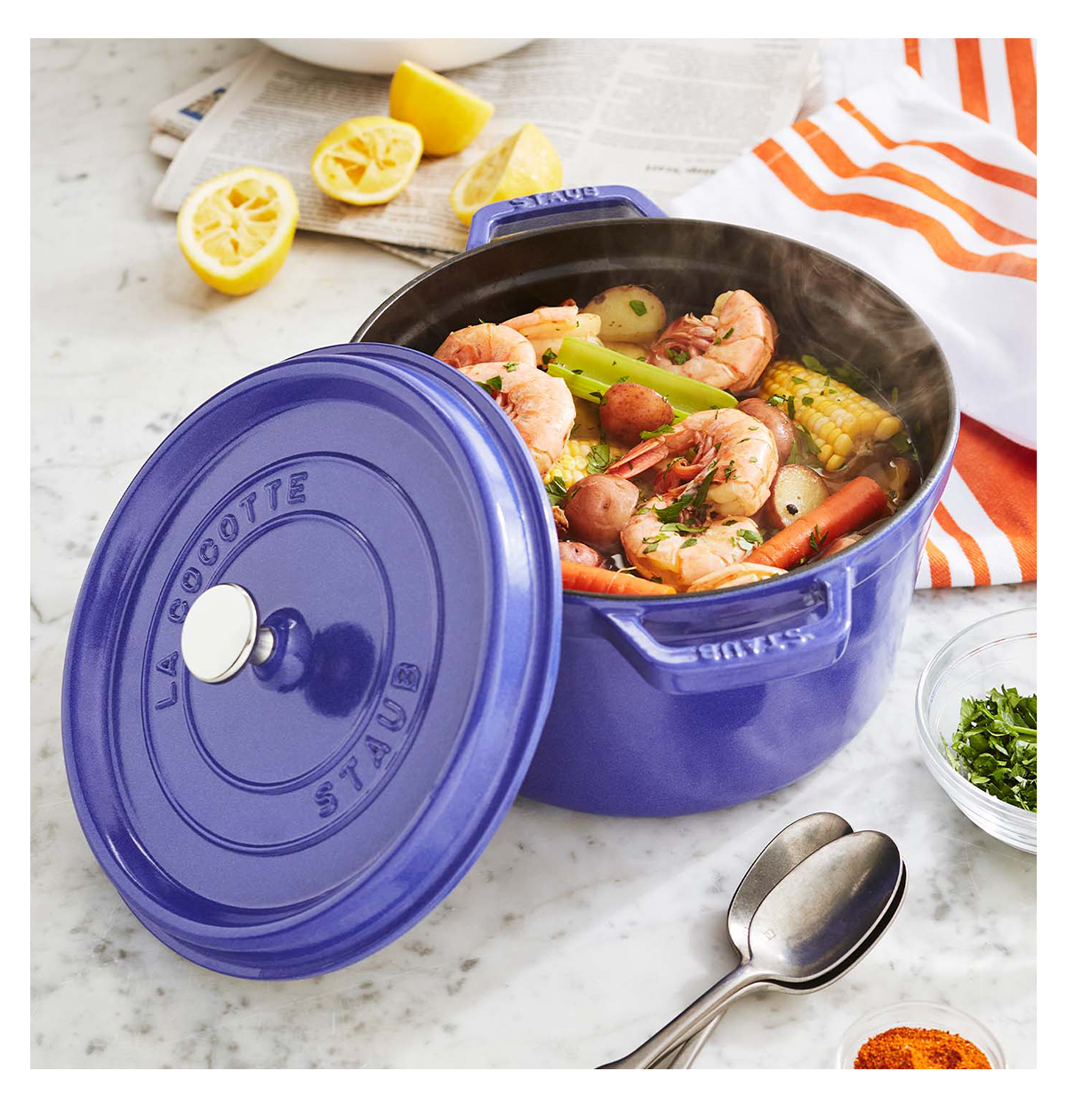 Sur La Table Meet Blueberry, a juicy new treat from Staub. Milled