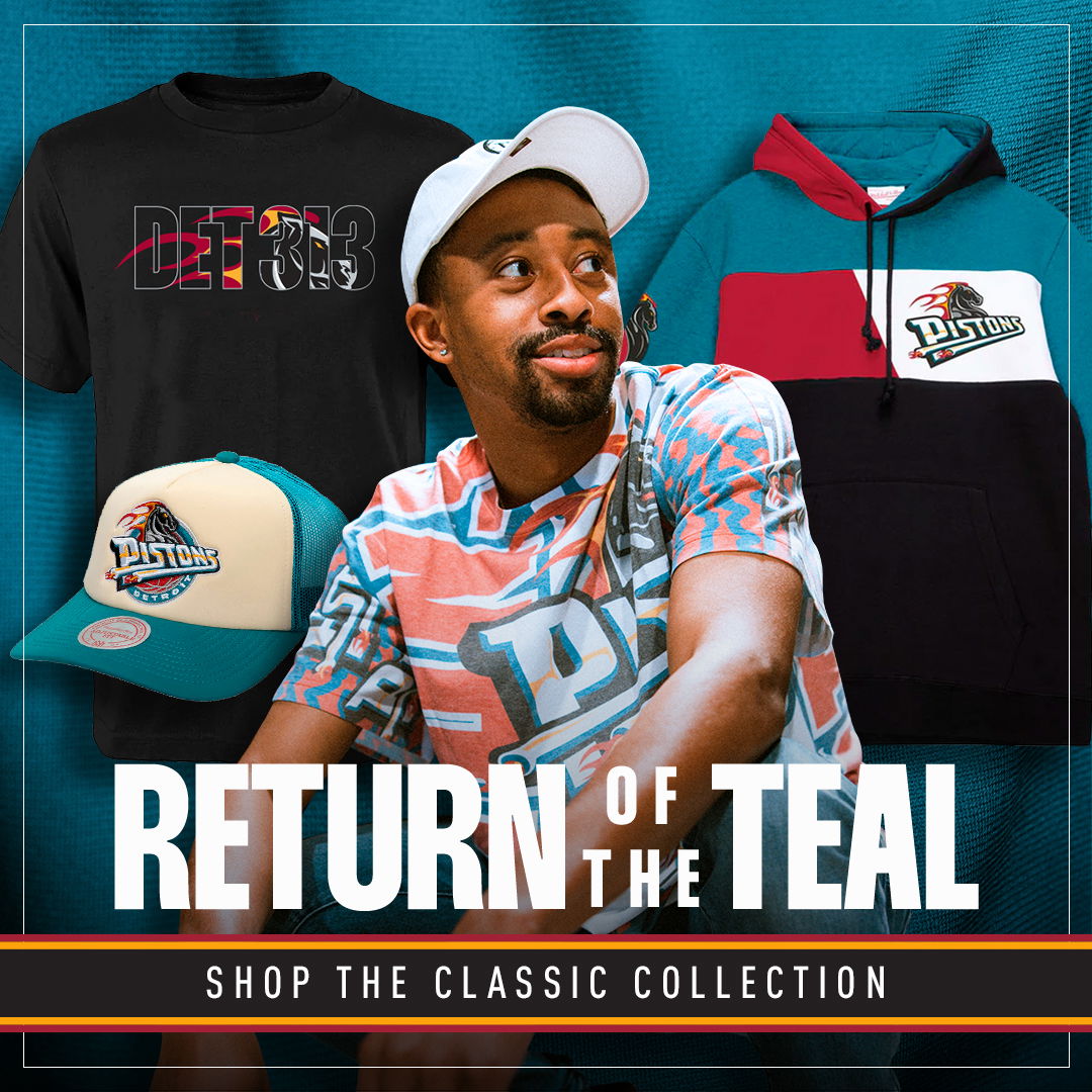 Pistons to Re-introduce Teal Jerseys for 2022-23 NBA Season - In Play!  magazine