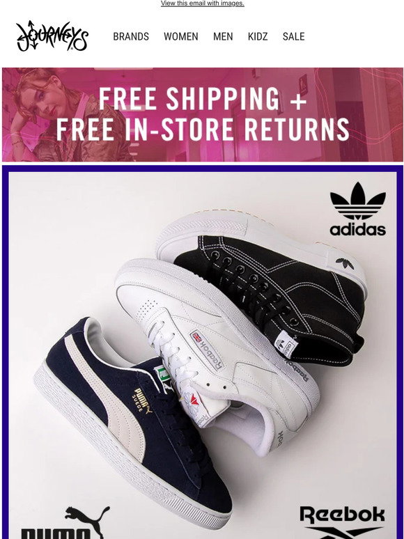 Journeys Email Newsletters: Shop Sales, Discounts, and Coupon Codes