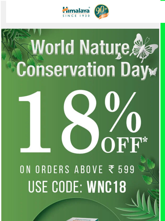 Himalaya Wellness Celebrating World Nature Conservation Day! Milled