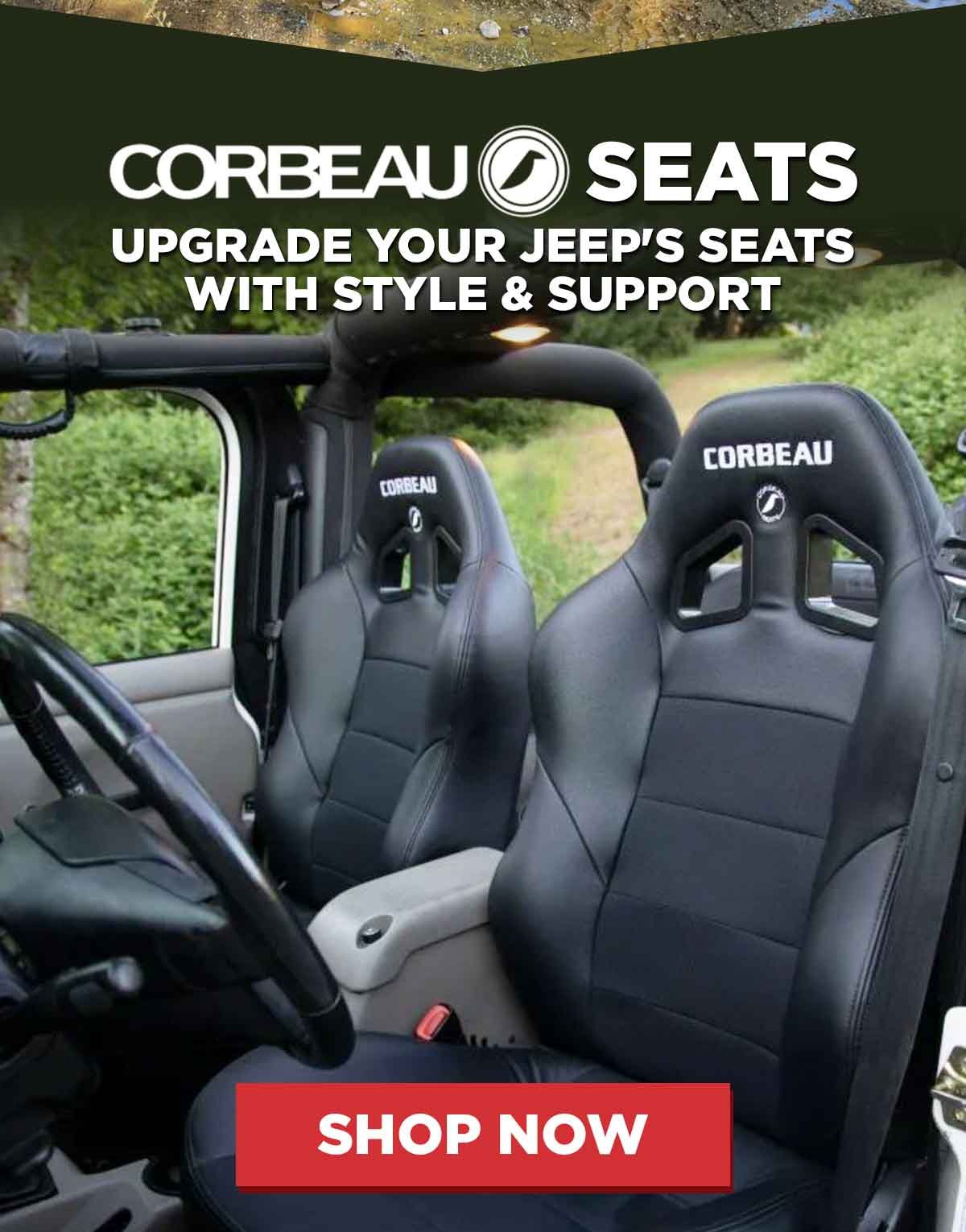 Corbeau Seats - Upgrade Your Jeep's Seats with Style & Support