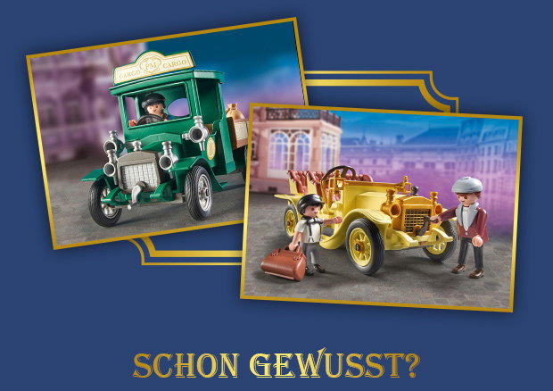 Nostalgisches Puppenhaus - Oldtimer