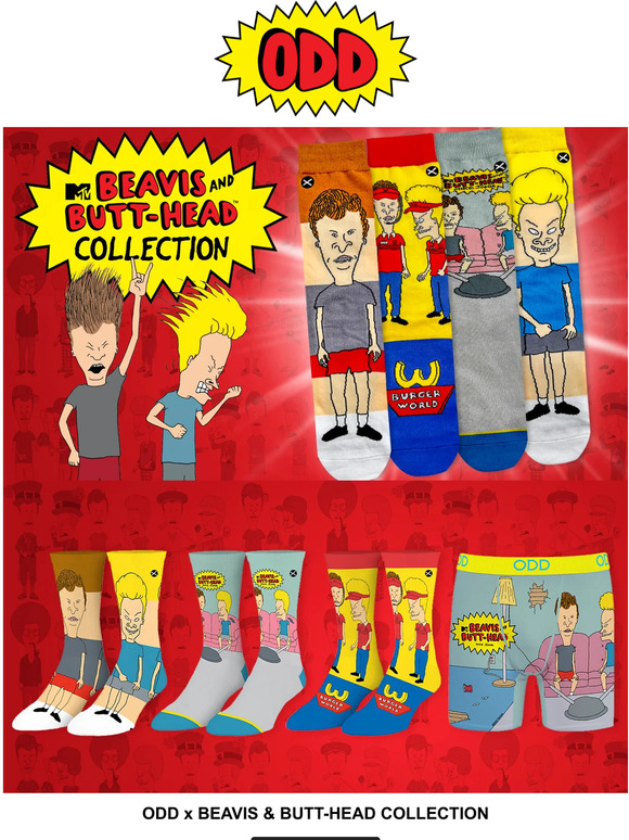THE ODD x BEAVIS & BUTT-HEAD COLLECTION IS HERE!