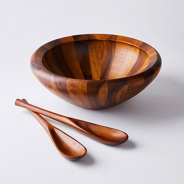 Dansk Wood Classics 3-Piece Salad Bowl Set
