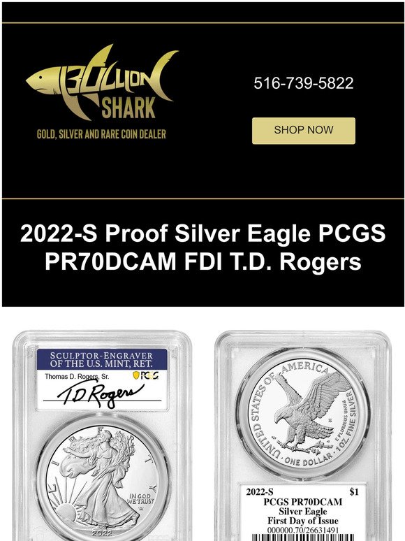 Hurry, the 2022-S Proof Silver Eagle pre-orders are running out!
