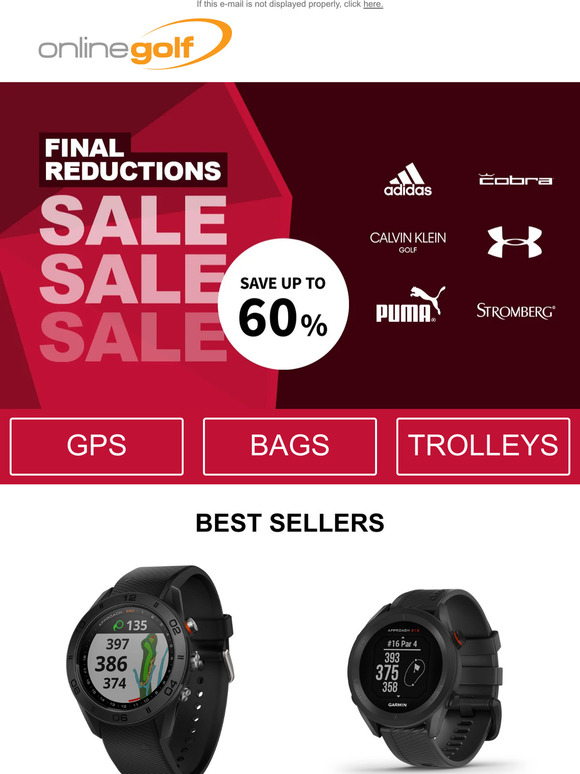 FINAL REDUCTIONS- SAVE UP TO 60%