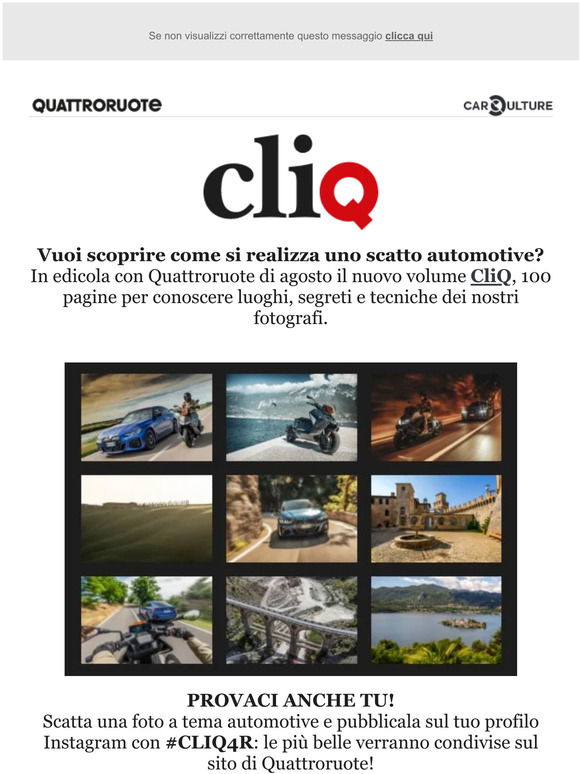 Quattoruote cliQ, sulle strade dei fotografi!