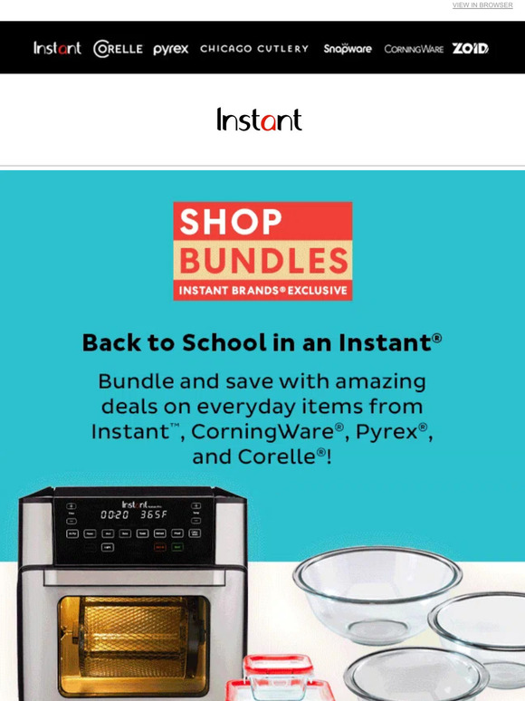 instanthome Save BIG on Back to School Essentials! Milled