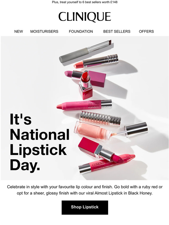 clinique national lipstick day