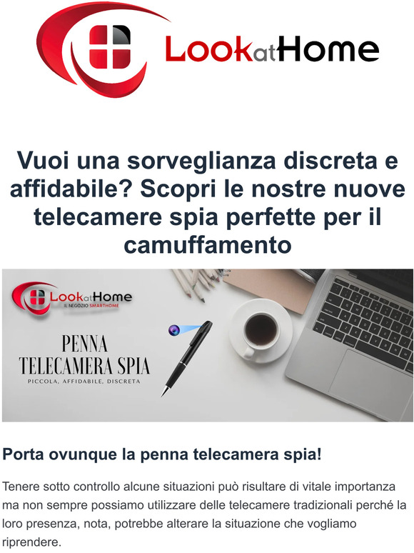 Sorveglianza con discrezione? Scegli una telecamera spia