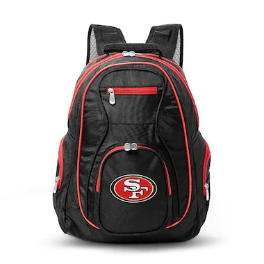 MOJO Black/Red San Francisco 49ers Premium Color Trim Backpack