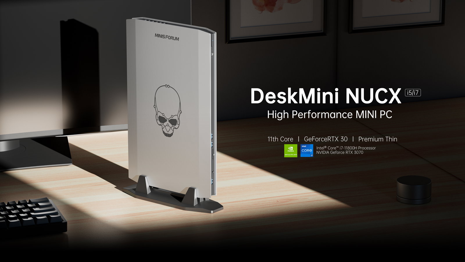 DeskMini UM350 Manjaro Edition is a Linux mini PC powered by an