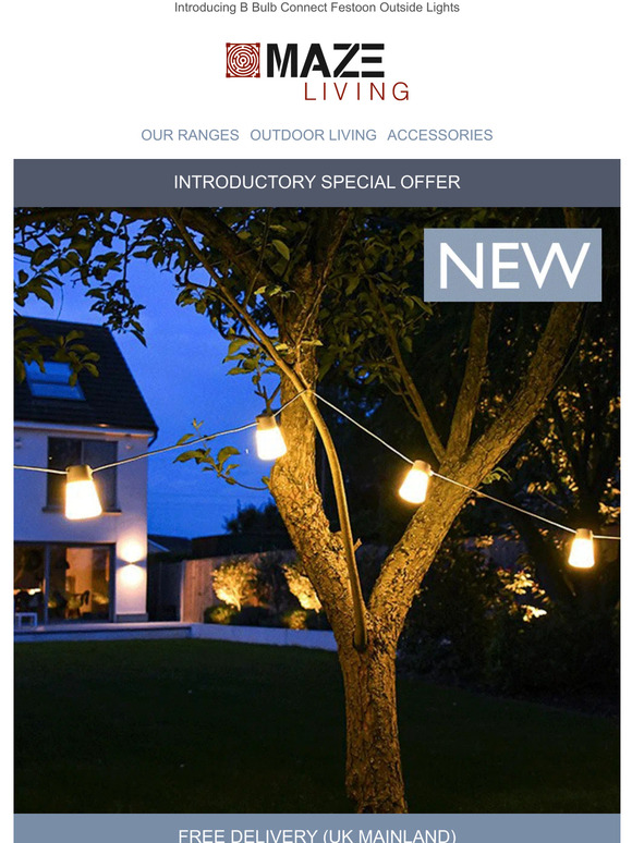 Introducing B Bulb Connect Festoon Outside Lights (Special Offer)