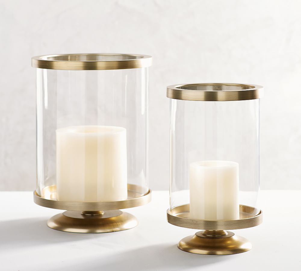 Chester Brushed Brass Hurricane