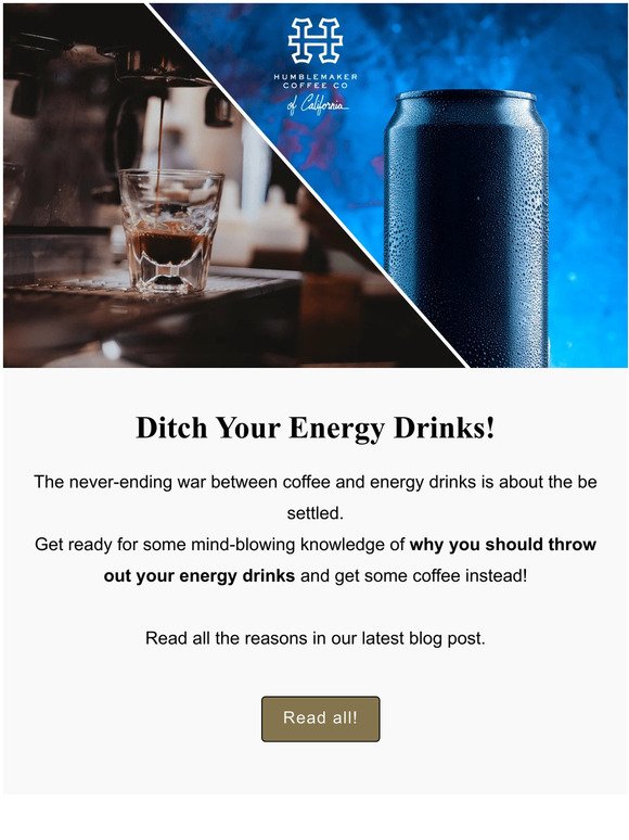 Coffee VS Energy Drinks ⚡☕