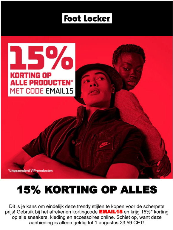 Foot Locker NL: ZOMERSALE: krijg tot 20% cashback! 💰 | Milled