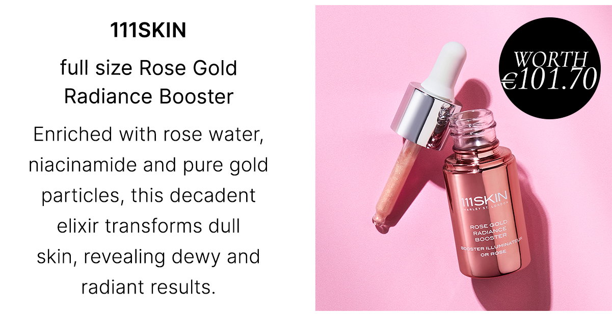 111SKIN full size Rose Gold Radiance Booster WORTH €101.70