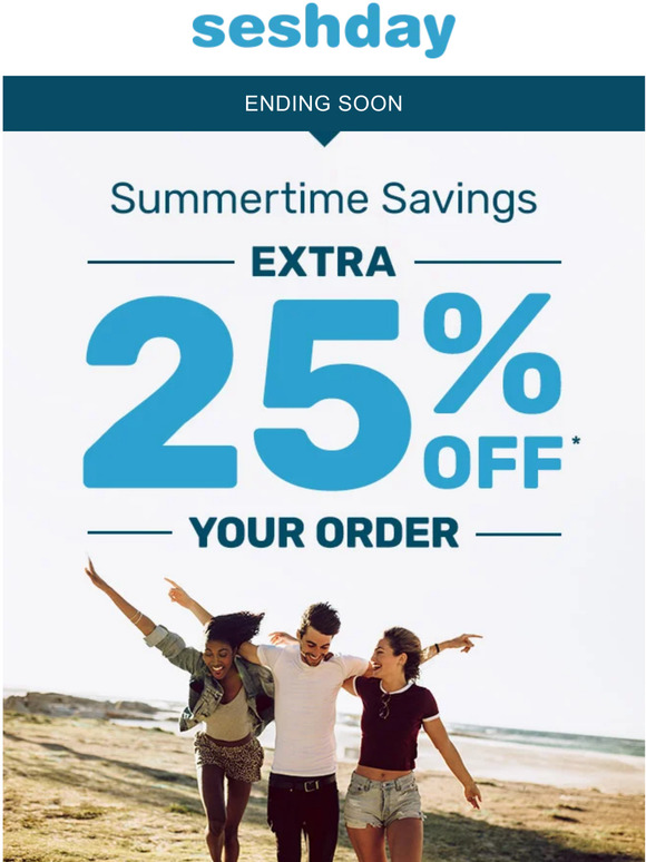 Extra 25% Off with Code: SUNNY