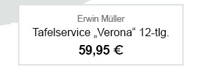 Tafelservice! 