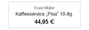 Kaffeeservice! 