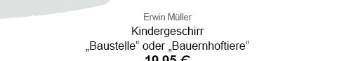 Kinder-Geschirr "Baustelle" oder "Bauernhoftiere"! 