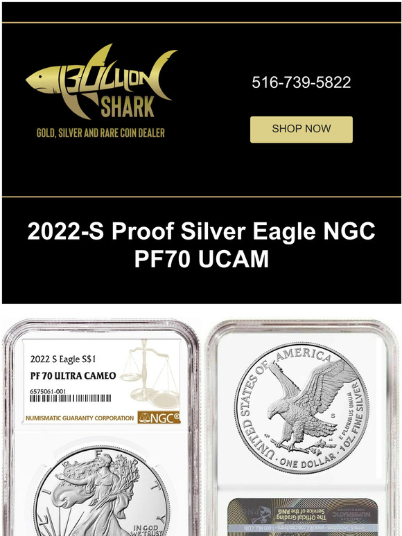 Secure your 2022-S Proof Silver Eagle ASAP!
