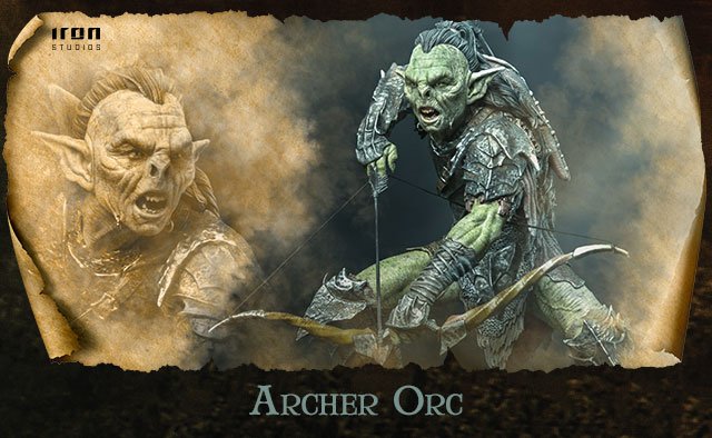 Archer Orc 1:10 Scale Statue by Iron Studios