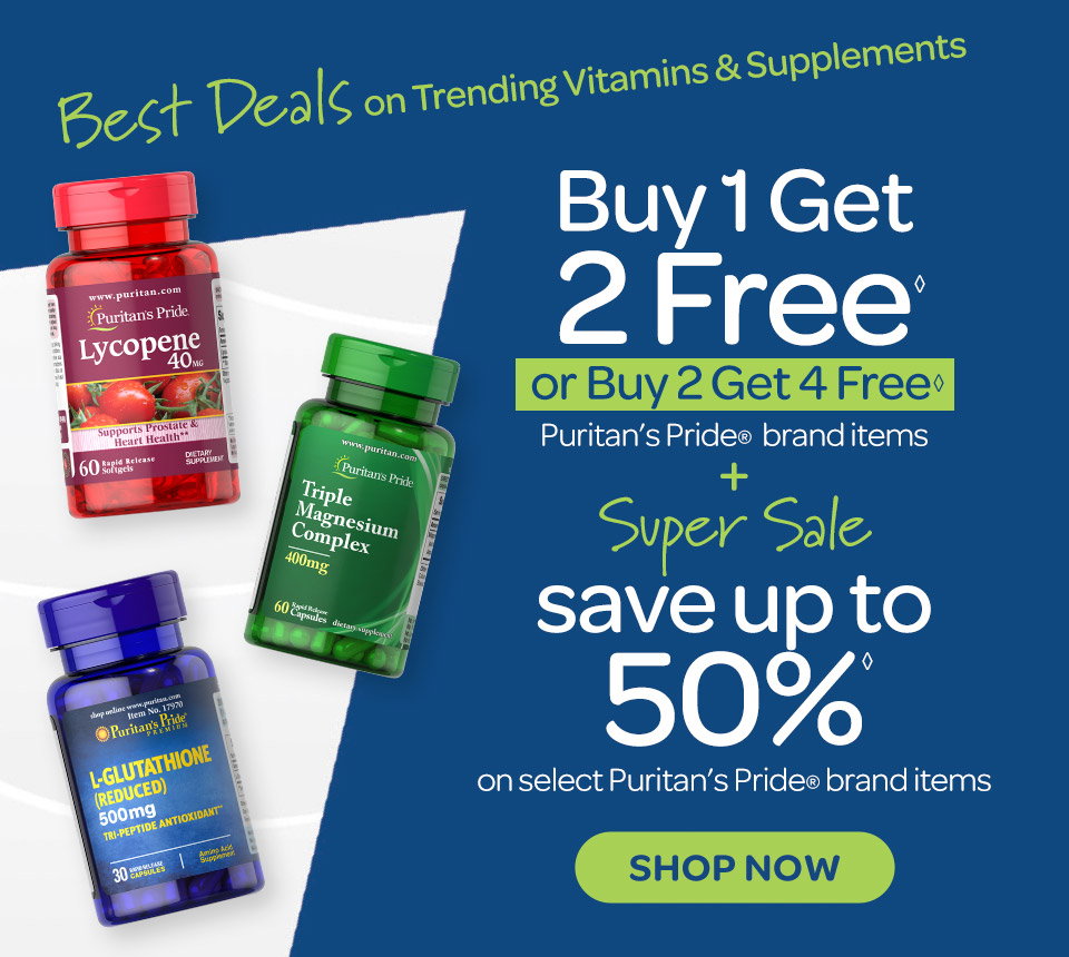 glutathione puritan pride Puritan's Pride: Better health awaits: Buy 1 Get 2 Free on Vitamins Home Care for Cats