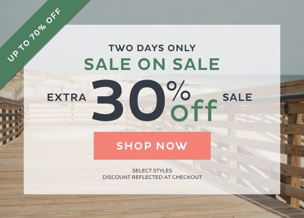 Extra 30% Off Sale