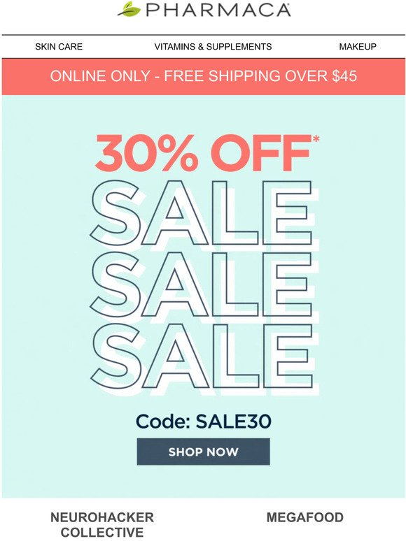 You don't want to miss this! 30% off SITEWIDE!