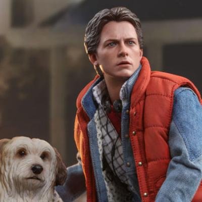 Marty McFly and Einstein Sixth Scale Figure Set by Hot Toys