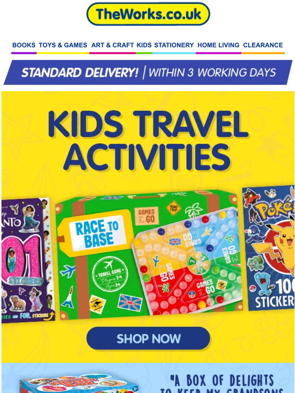 The Works Musthave kids travel activities ️🚗🚂🚢 Milled