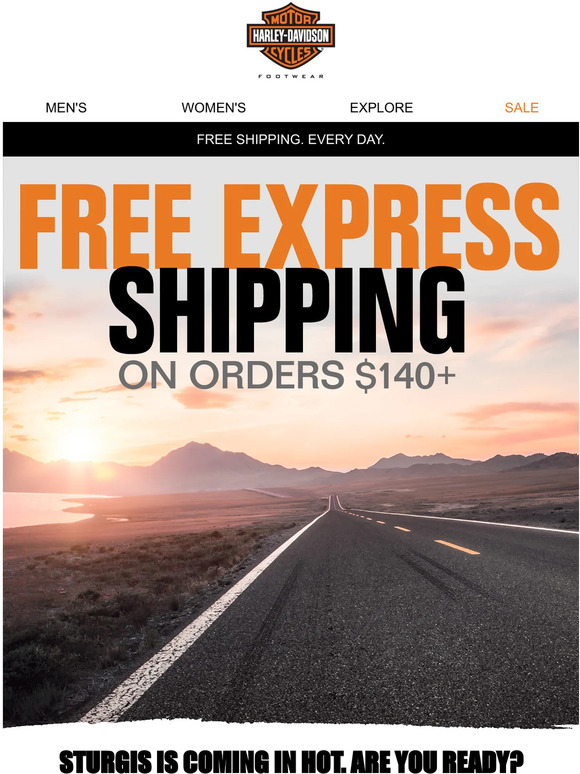 Free Express Shipping Ends Tonight!
