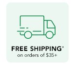 Free Shipping on orders of $35+