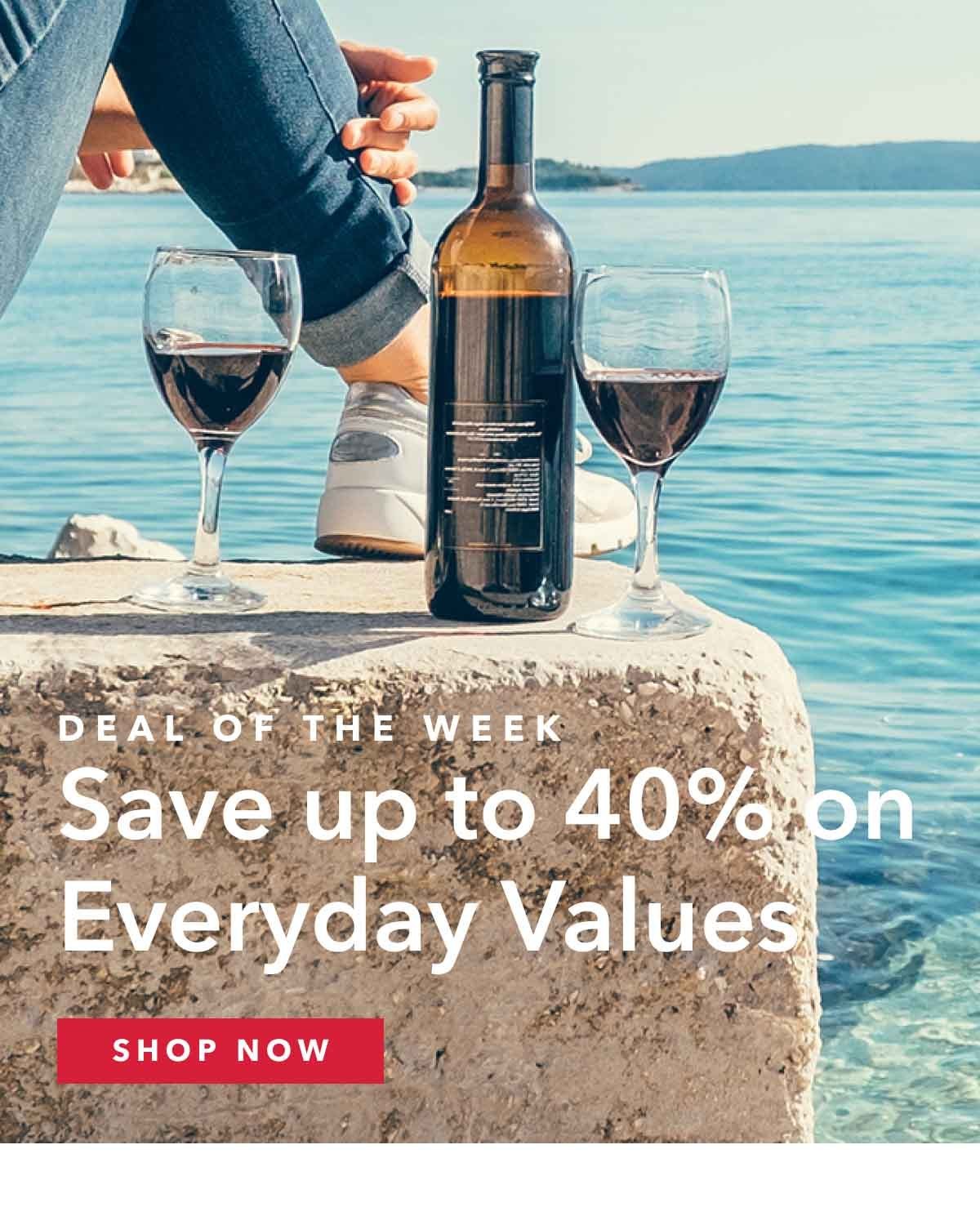 Deal of the week - save up to 40% on everyday values