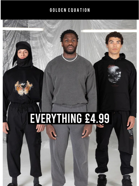 LAST CHANCE ⚠️ EVERYTHING JUST £4.99 👀