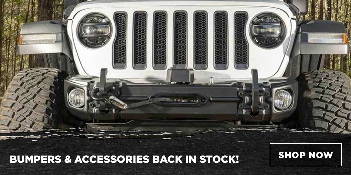 Bumpers & Accessories Back In Stock!