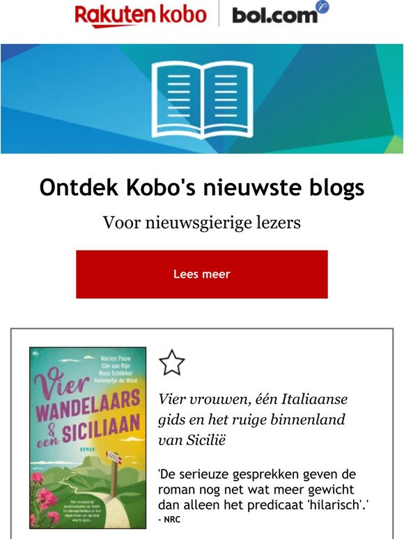 Ontdek Kobo's nieuwste blogs