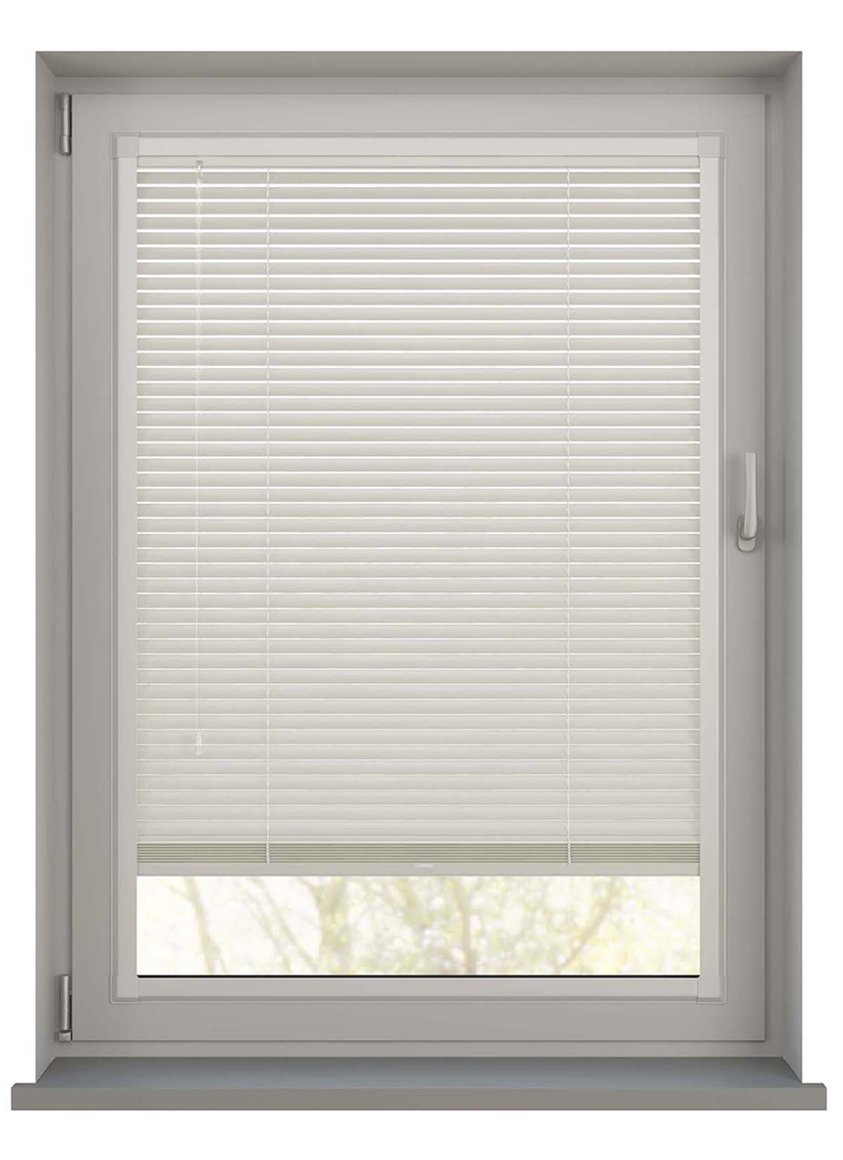 Perfect fit - Sunwood houten jaloezie - parelwit
