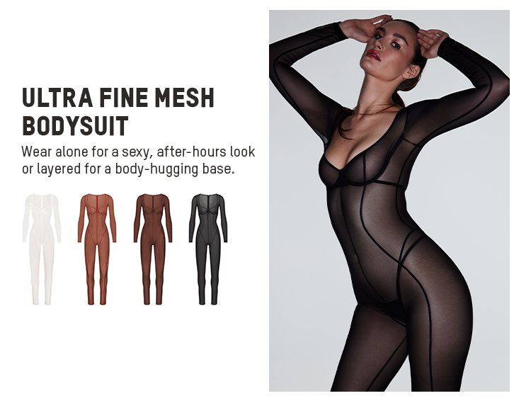 Ultra Fine Mesh Bodysuit