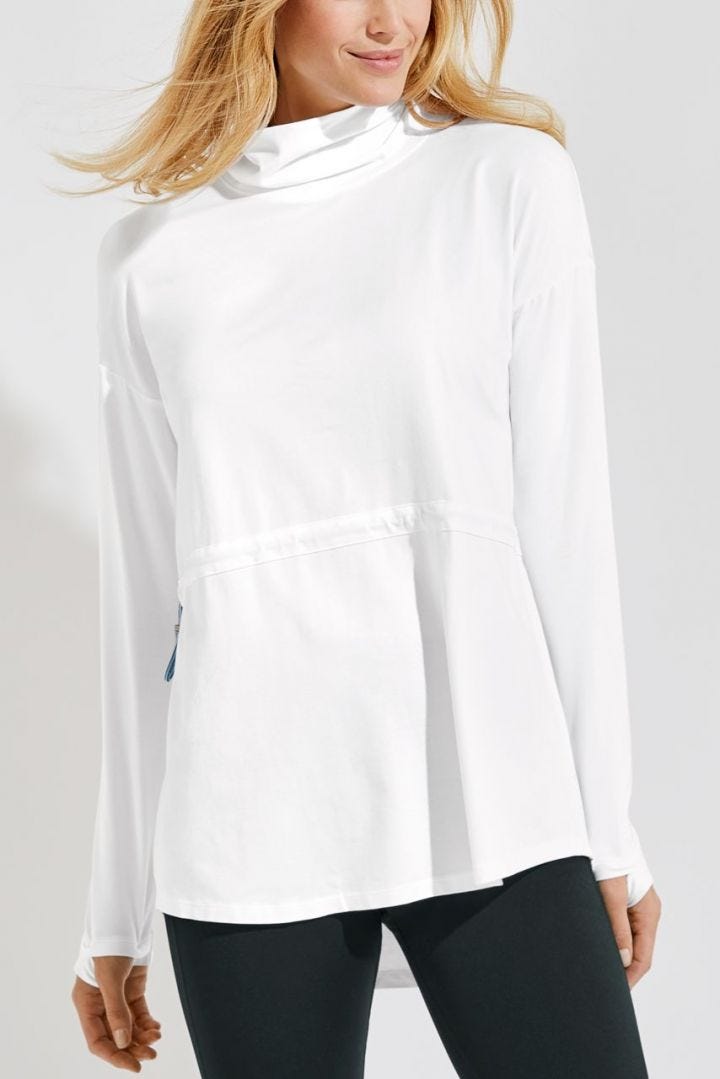 Women's LumaLeo Cinched Waist Top UPF 50+