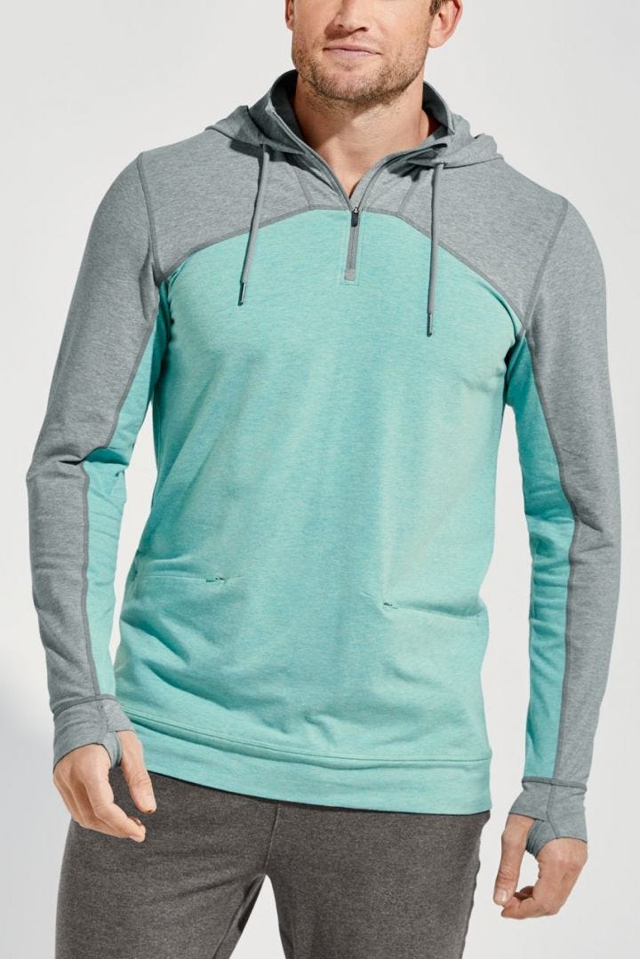 Men's LumaLeo Quarter-Zip Hoodie UPF 50+