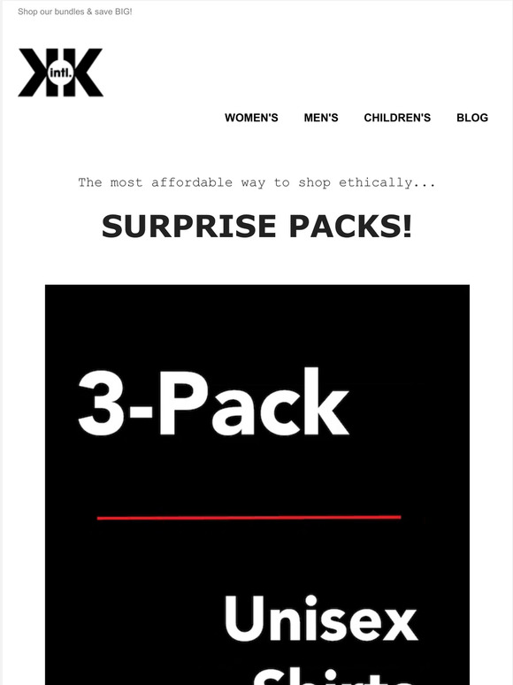 📦 Surprise Packs! 📦