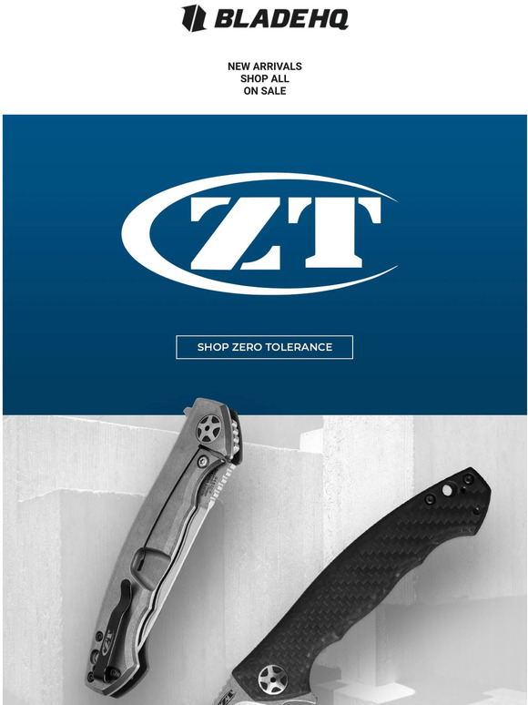 Blade HQ Source Shop Zero Tolerance Favorites! Milled