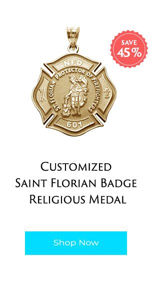 Custom Saint Florian Medal