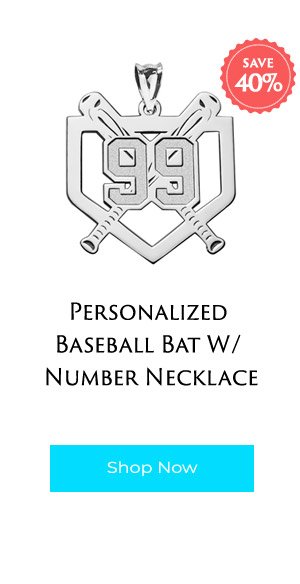 Homeplate Baseball Necklace