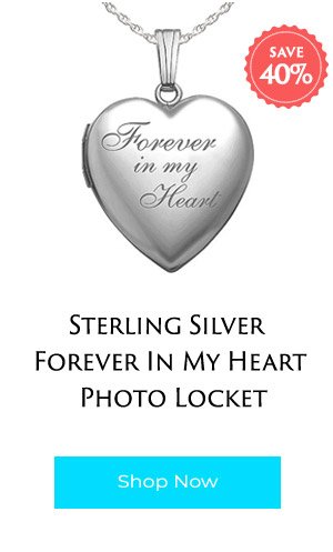 Silver Forever Heart Locket