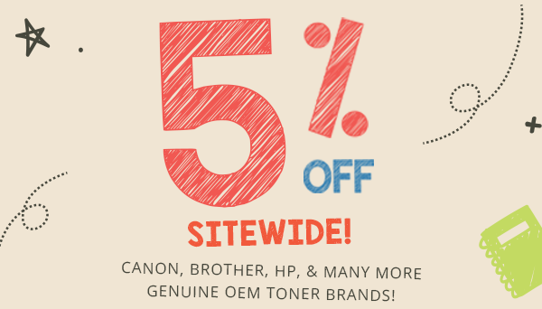5% off Sitewide