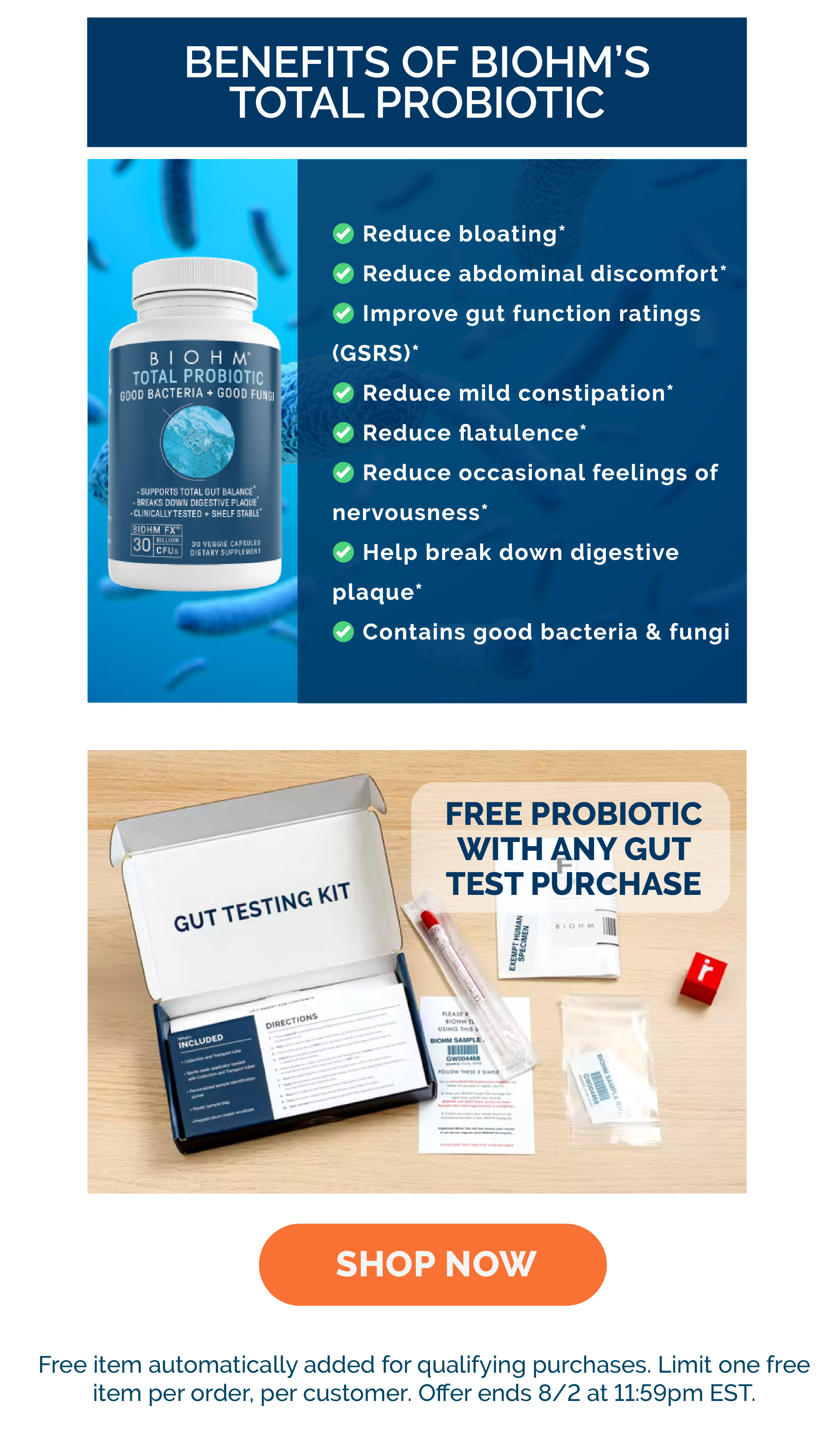 BIOHM Health Why testing your gut is important? 🔬 Milled