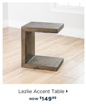 Lezlie C-Shaped Accent Table